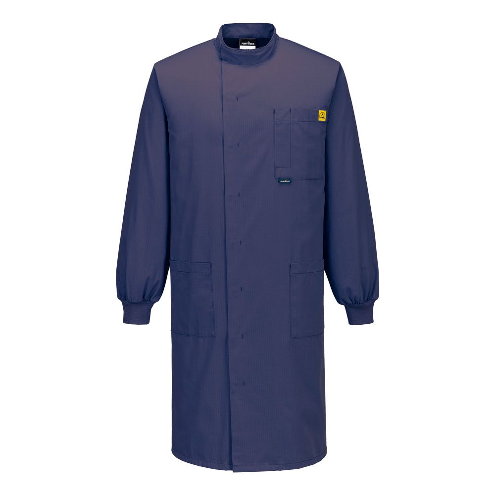 Portwest Werkkleding ESD-beschermende kleding Labjas AS15 howie antistatisch ESD dames marineblauw(NV)
