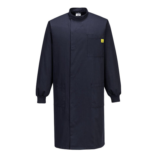 Portwest Werkkleding ESD-beschermende kleding Labjas AS15 howie antistatisch ESD dames donker marineblauw(NV)