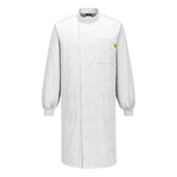 Portwest Werkkleding ESD-beschermende kleding Labjas AS15 howie antistatisch ESD dames wit(WH)