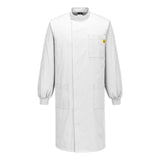 Portwest Werkkleding ESD-beschermende kleding Labjas AS15 howie antistatisch ESD dames wit(WH)