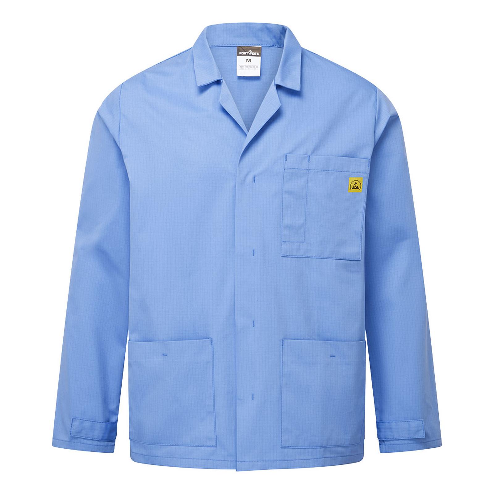 Portwest ESD Werkkleding Labjas AS18 Anti-statisch ESD hamilton blauw(HB)
