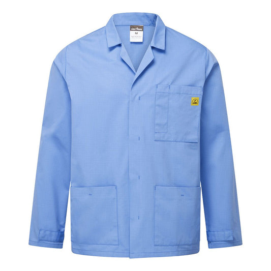 Portwest ESD Werkkleding Labjas AS18 Anti-statisch ESD hamilton blauw(HB)