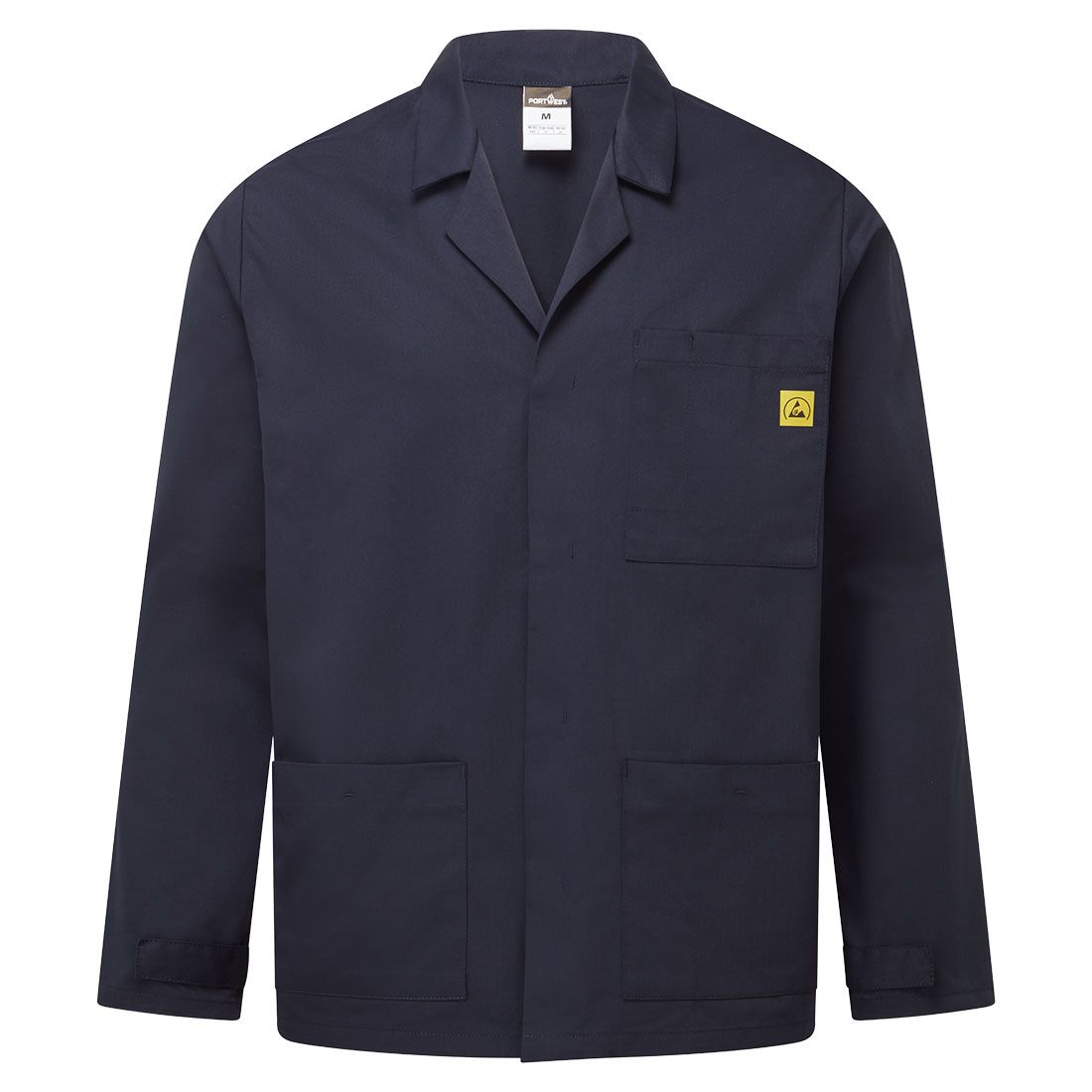 Portwest ESD Werkkleding Labjas AS18 Anti-statisch ESD donker marineblauw(NV)