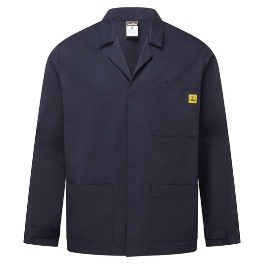 Portwest ESD Werkkleding Labjas AS18 Anti-statisch ESD donker marineblauw(NV)