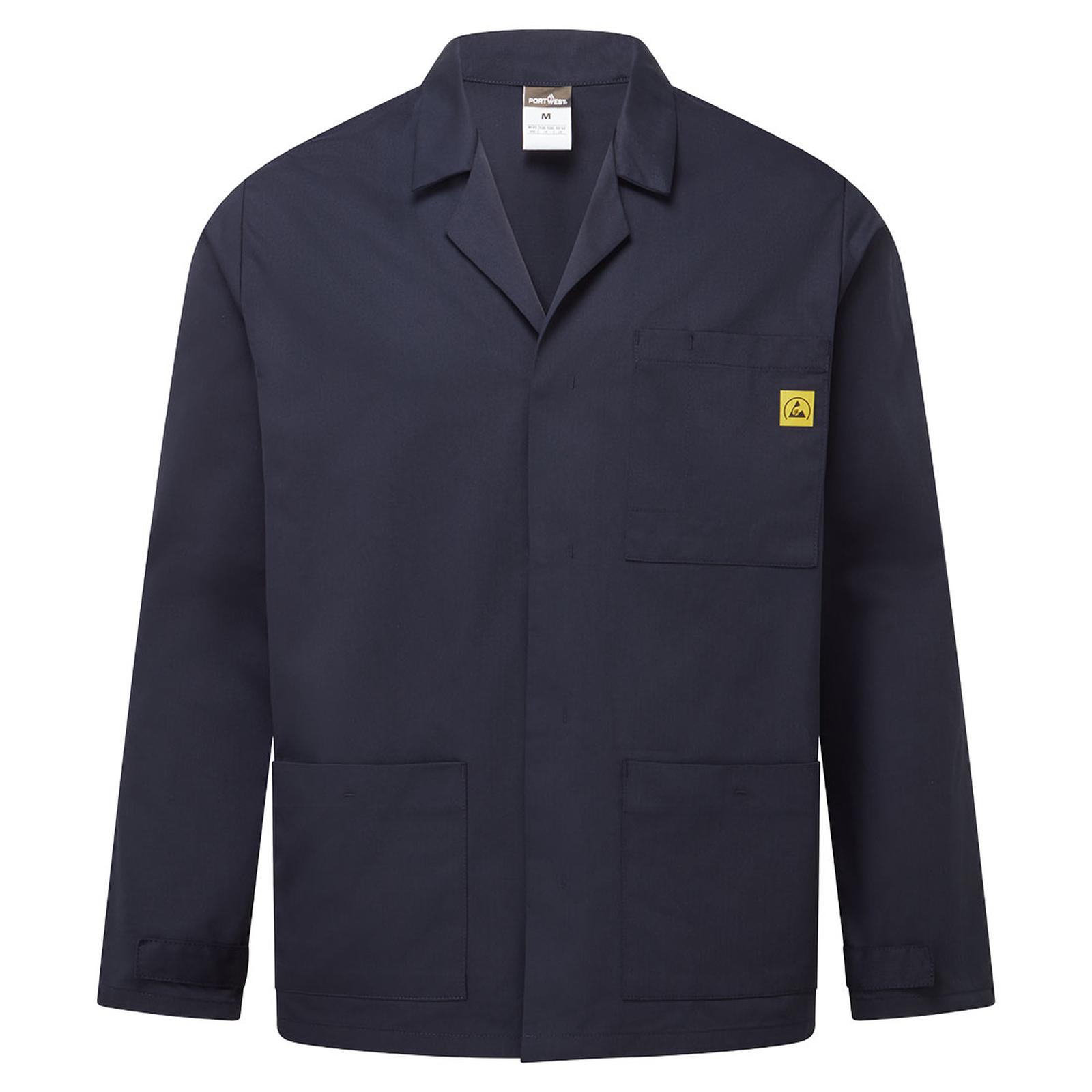 Portwest ESD Werkkleding Labjas AS18 Anti-statisch ESD donker marineblauw(NV)
