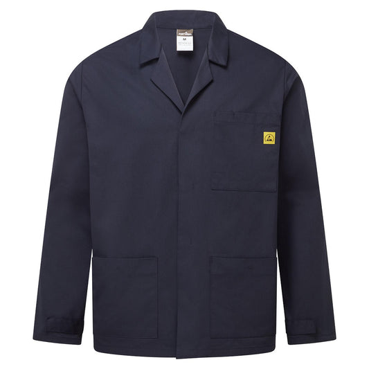 Portwest ESD Werkkleding Labjas AS18 Anti-statisch ESD donker marineblauw(NV)
