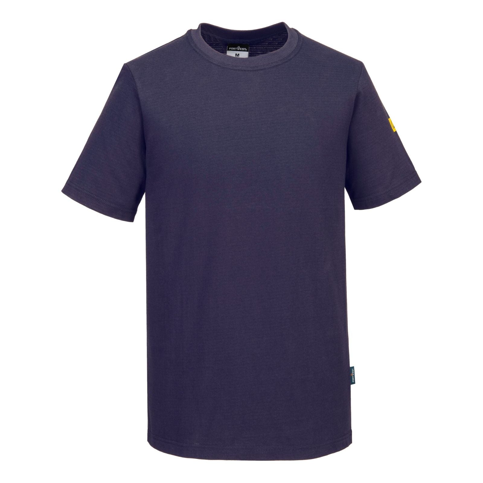 Portwest Werkkleding ESD-beschermende kleding T-Shirt AS20 antistatisch ESD donker marineblauw(NV)