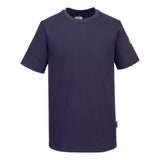 Portwest Werkkleding ESD-beschermende kleding T-Shirt AS20 antistatisch ESD donker marineblauw(NV)