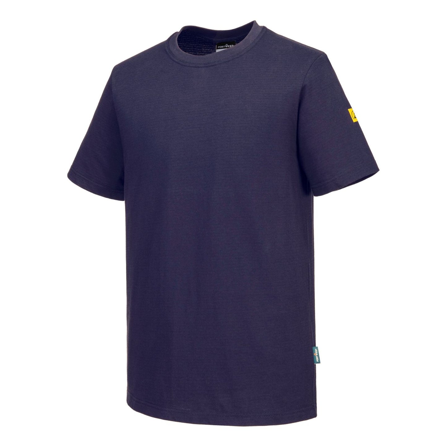 Portwest Werkkleding ESD-beschermende kleding T-Shirt AS20 antistatisch ESD donker marineblauw(NV)