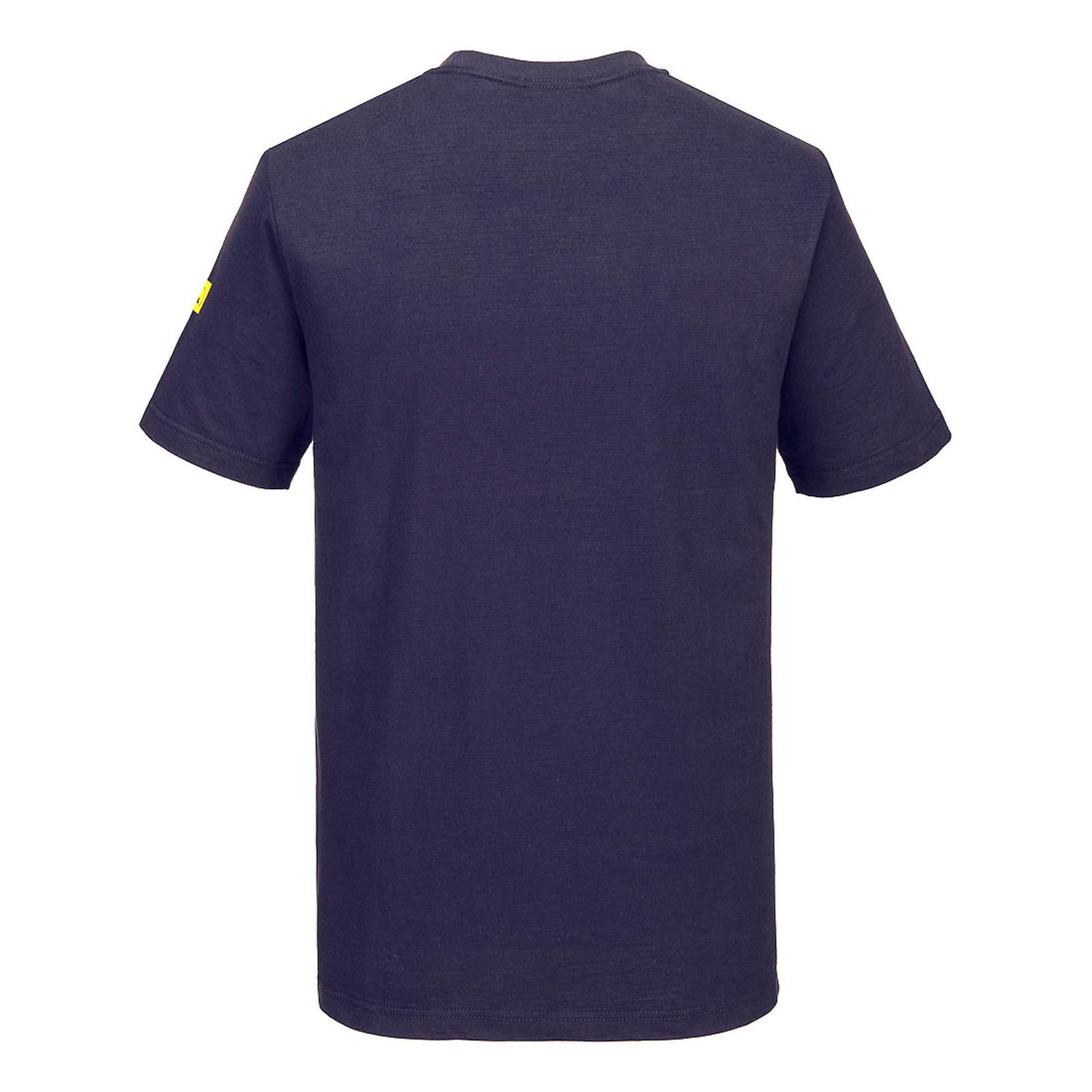 Portwest Werkkleding ESD-beschermende kleding T-Shirt AS20 antistatisch ESD donker marineblauw(NV)