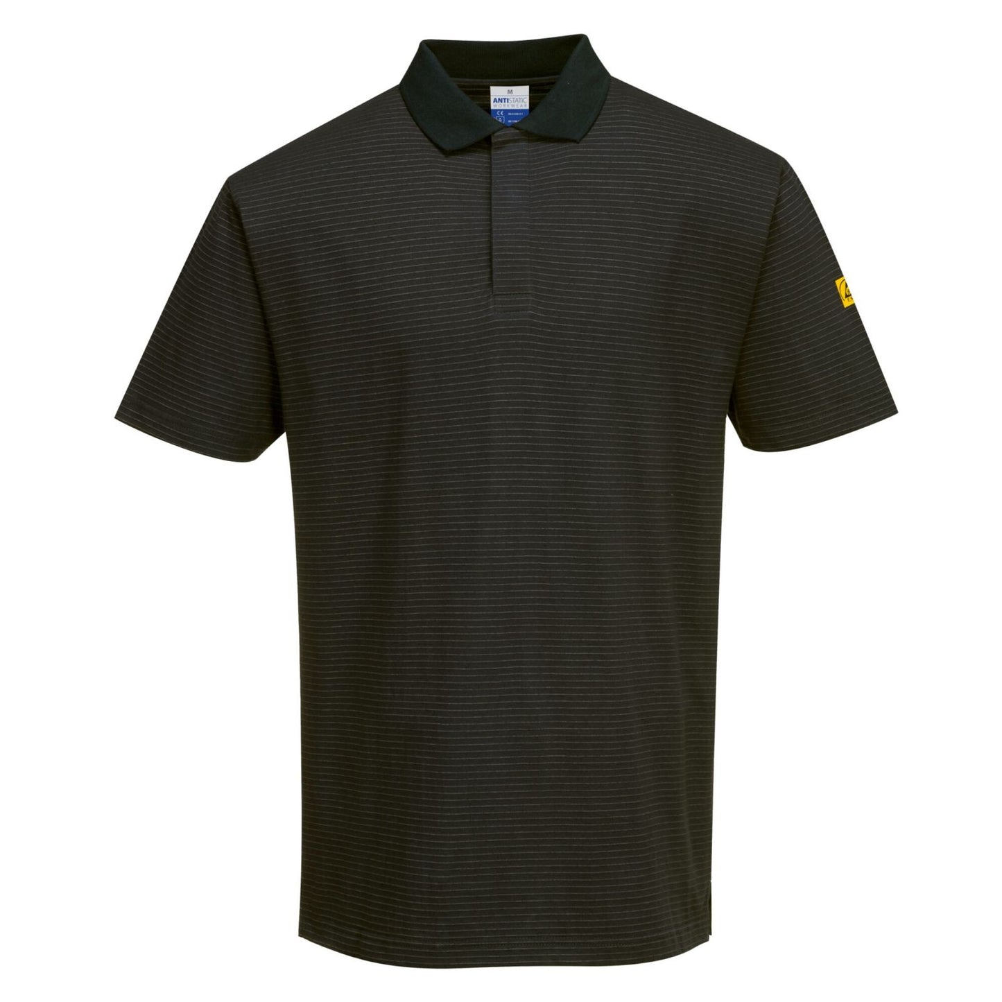 Portwest Werkkleding ESD-beschermende kleding Poloshirts AS21 antistatisch ESD zwart(BK)