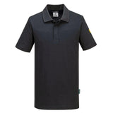 Portwest Werkkleding ESD-beschermende kleding Poloshirts AS21 antistatisch ESD zwart(BK)
