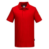 Portwest Werkkleding ESD-beschermende kleding Poloshirts AS21 Anitstatisch ESD diep rood(DR)