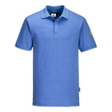Portwest Werkkleding ESD-beschermende kleding Poloshirts AS21 antistatisch ESD ziekenhuisblauw(HB)
