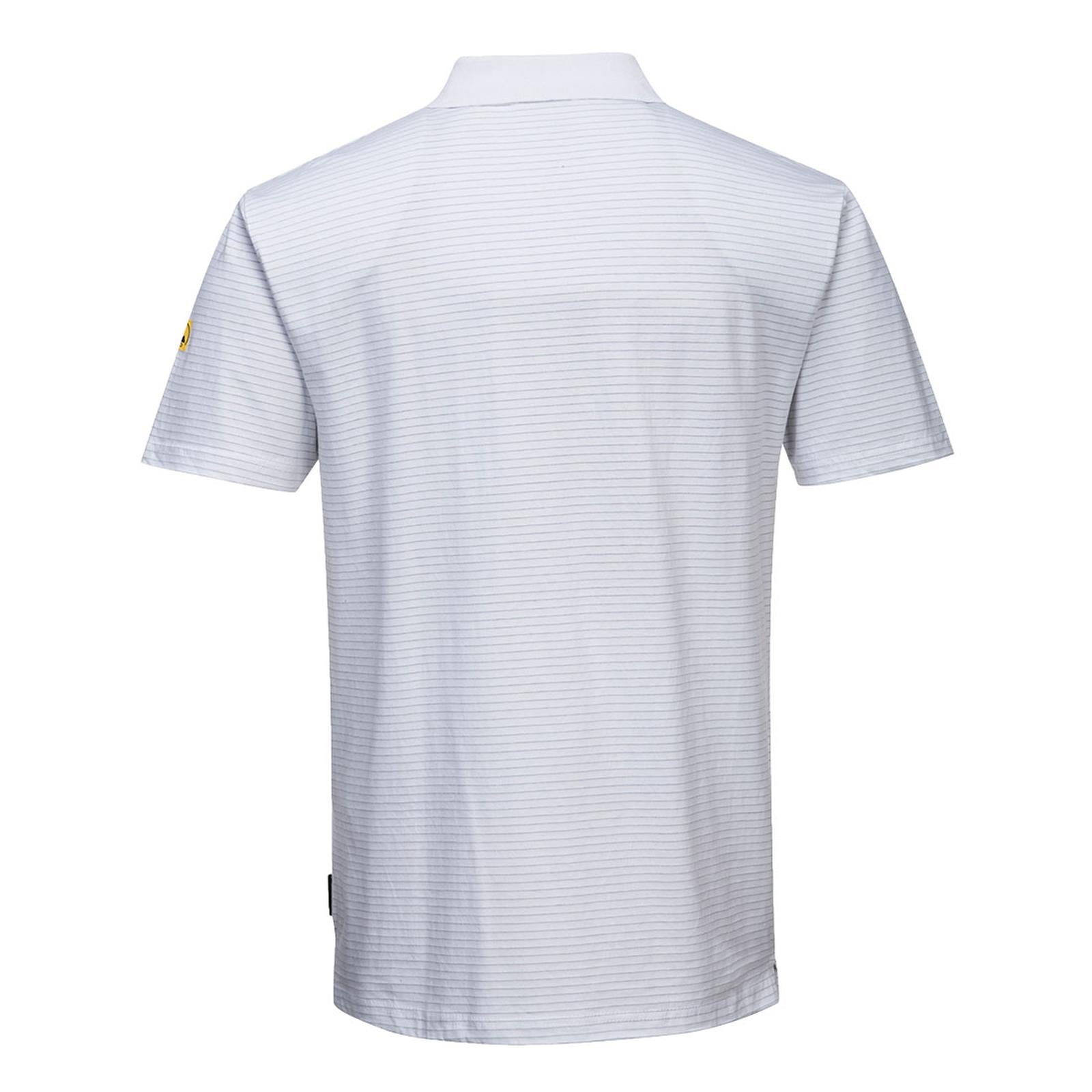 Portwest Werkkleding ESD-beschermende kleding Poloshirts AS21 antistatisch ESD wit(WH)