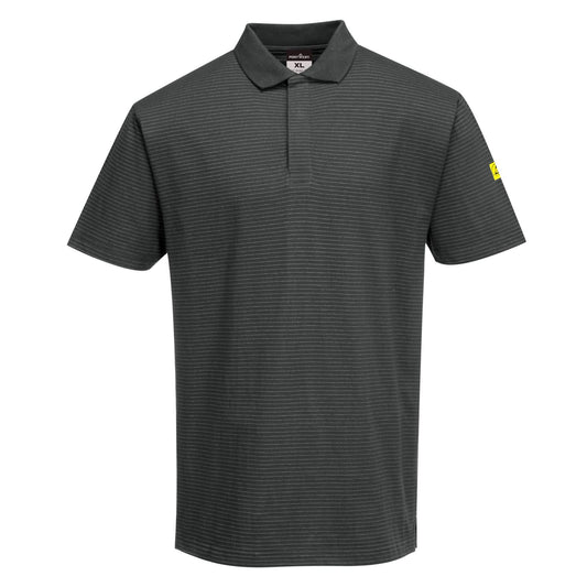 Portwest Werkkleding ESD-beschermende kleding Poloshirts AS21 antistatisch ESD zoomgrijs(ZO)