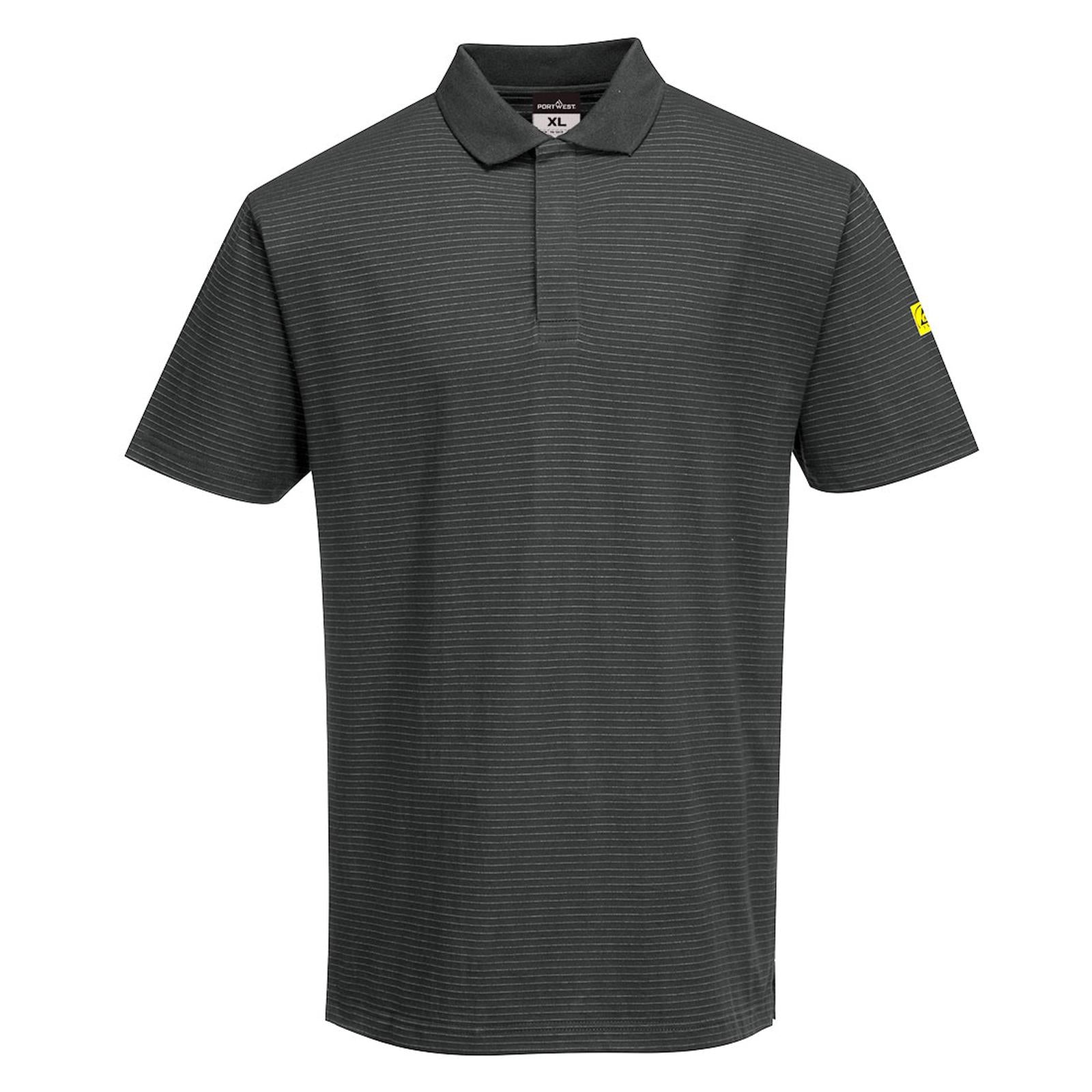Portwest Werkkleding ESD-beschermende kleding Poloshirts AS21 antistatisch ESD zoomgrijs(ZO)