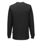 Portwest ESD Werkkleding ESD-beschermende kleding T-Shirt AS22 lange mouw antistatisch ESD zwart(BK)