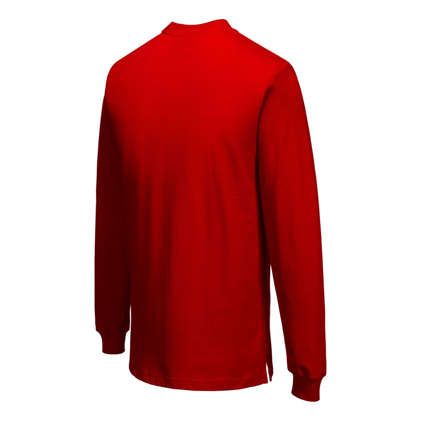 Portwest Werkkleding ESD-beschermende kleding T-Shirt AS22 antistatisch ESD lange mouw diep rood(DR)