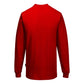 Portwest Werkkleding ESD-beschermende kleding T-Shirt AS22 antistatisch ESD lange mouw diep rood(DR)