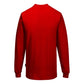 Portwest Werkkleding ESD-beschermende kleding T-Shirt AS22 antistatisch ESD lange mouw diep rood(DR)