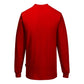 Portwest Werkkleding ESD-beschermende kleding T-Shirt AS22 antistatisch ESD lange mouw diep rood(DR)