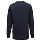 Portwest Werkkleding ESD-beschermende kleding T-Shirt AS22 antistatisch ESD lange mouw donker marineblauw(NV)