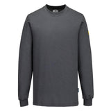 Portwest Werkkleding ESD-beschermende kleding T-Shirt AS22 antistatisch ESD lange mouw zoomgrijs(ZO)