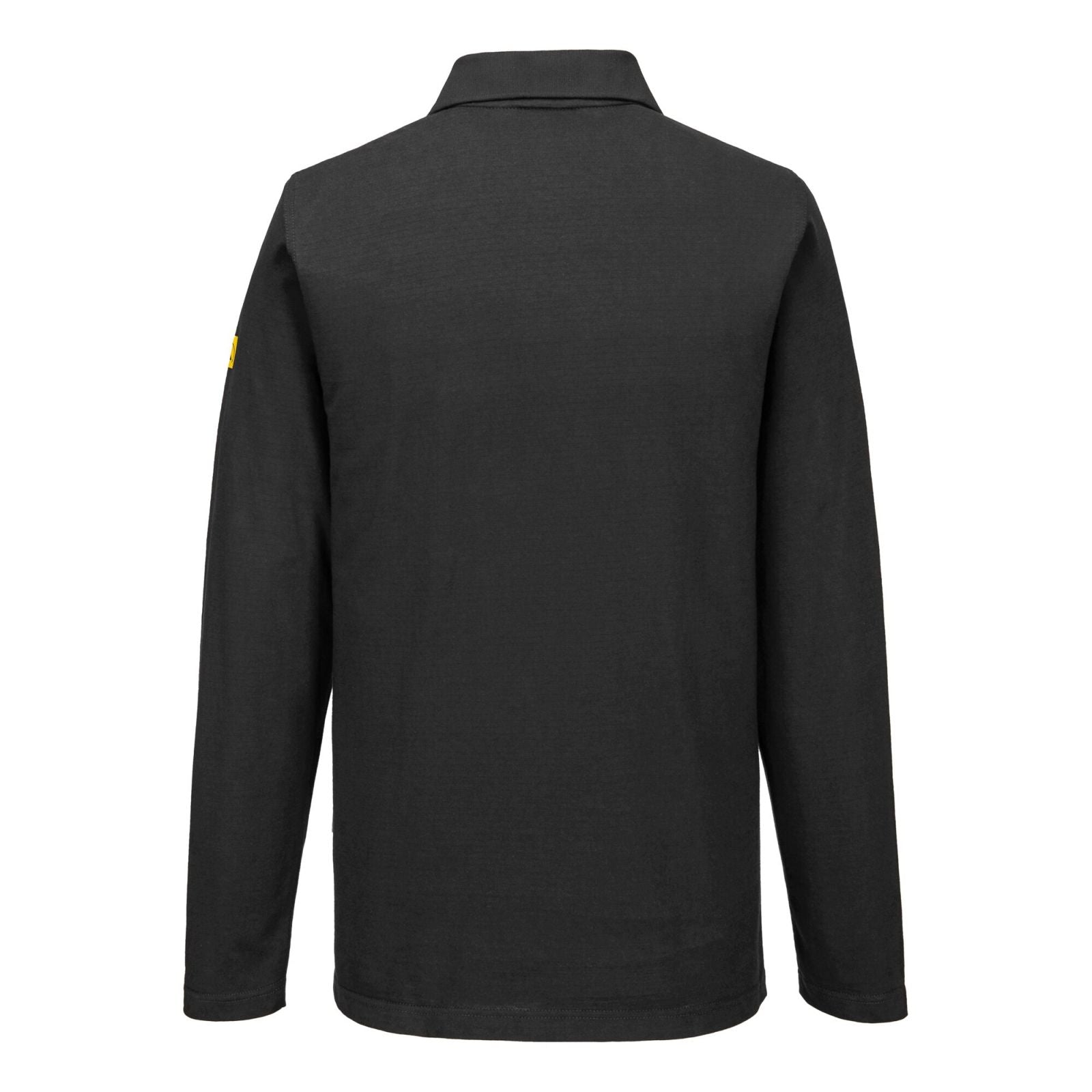Portwest ESD Werkkleding Poloshirt AS23 lange mouw anti-statisch ESD Polo zwart(BK)