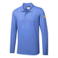 Portwest ESD Werkkleding Poloshirt AS23 lange mouw anti-statisch ESD Polo hamilton blauw(HB)