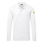 Portwest ESD Werkkleding Poloshirt AS23 lange mouw anti-statisch ESD Polo wit(WH)