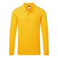 Portwest ESD Werkkleding Poloshirt AS23 lange mouw anti-statisch ESD Polo diep geel(YE)