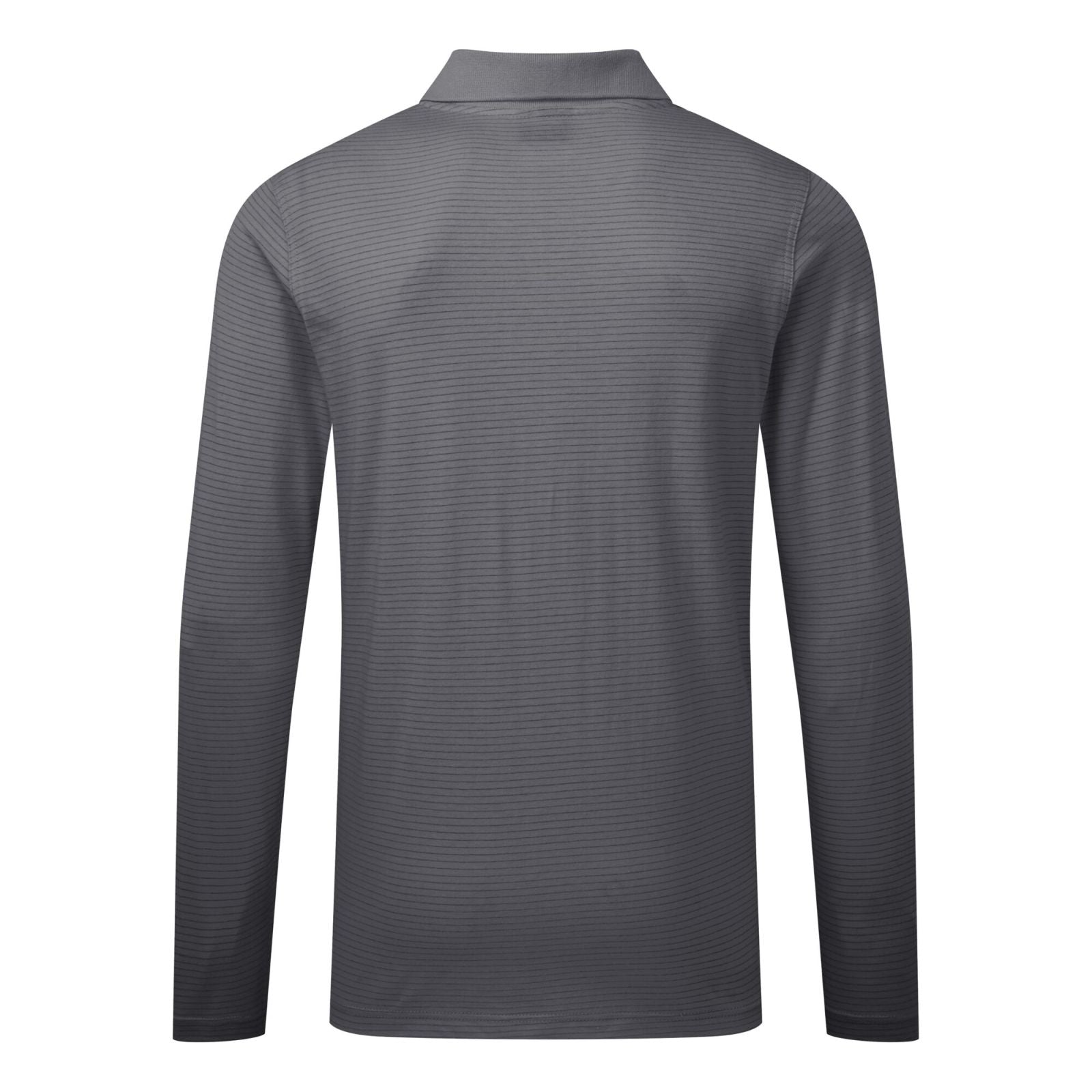 Portwest ESD Werkkleding Poloshirt AS23 lange mouw anti-statisch ESD Polo zoomgrijs(ZO)
