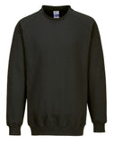 Portwest ESD Werkkleding ESD-beschermende kleding Sweatshirt AS24 lange mouw antistatisch ESD zwart(BK)