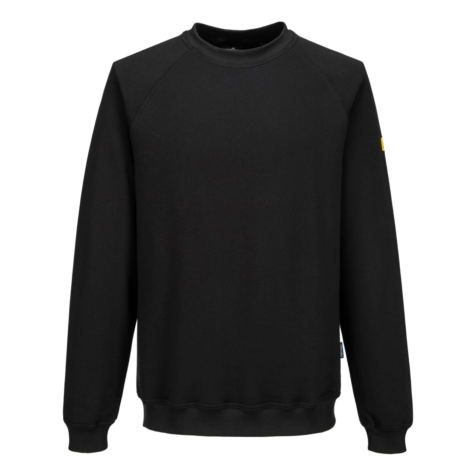 Portwest ESD Werkkleding ESD-beschermende kleding Sweatshirt AS24 lange mouw antistatisch ESD zwart(BK)