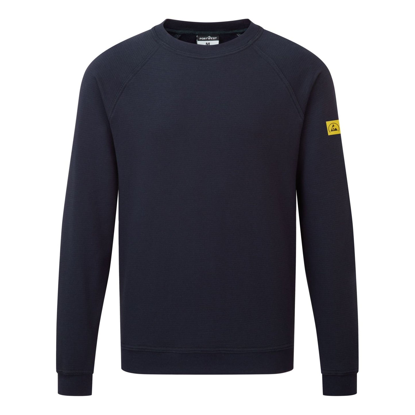 Portwest Werkkleding ESD-beschermende kleding Sweatshirt AS24 antistatisch ESD donker marineblauw(NV)