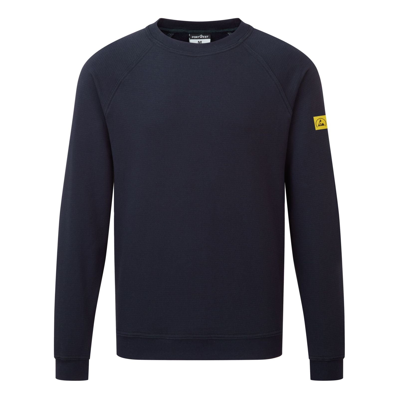 Portwest Werkkleding ESD-beschermende kleding Sweatshirt AS24 antistatisch ESD donker marineblauw(NV)