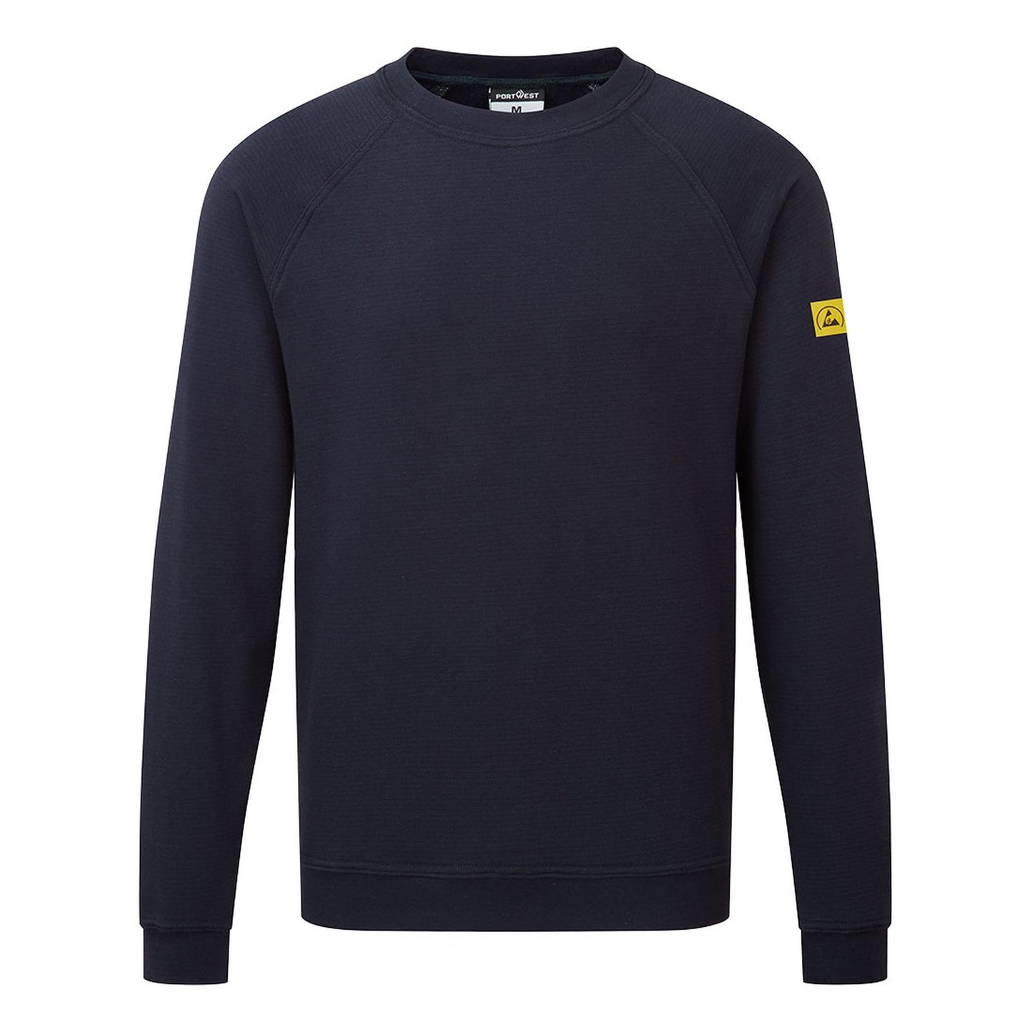 Portwest Werkkleding ESD-beschermende kleding Sweatshirt AS24 antistatisch ESD donker marineblauw(NV)