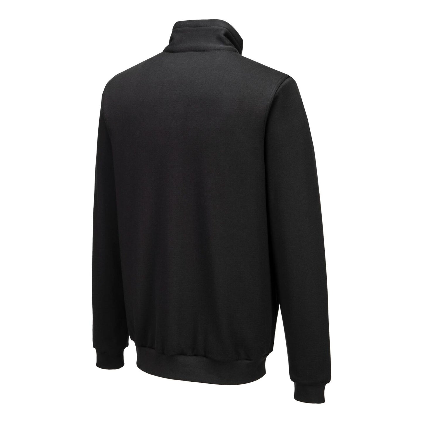 Portwest ESD Werkkleding Sweatshirt AS25 Anti-statisch ESD ritssluiting zwart(BK)