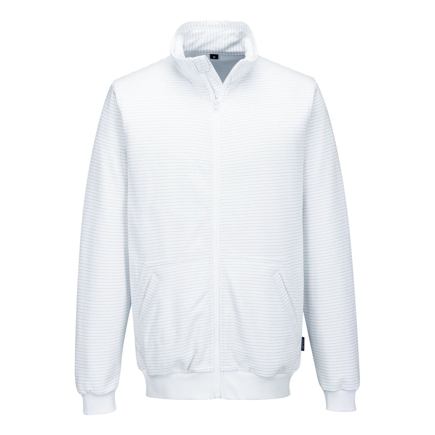 Portwest ESD Werkkleding Sweatshirt AS25 Anti-statisch ESD ritssluiting wit(WH)
