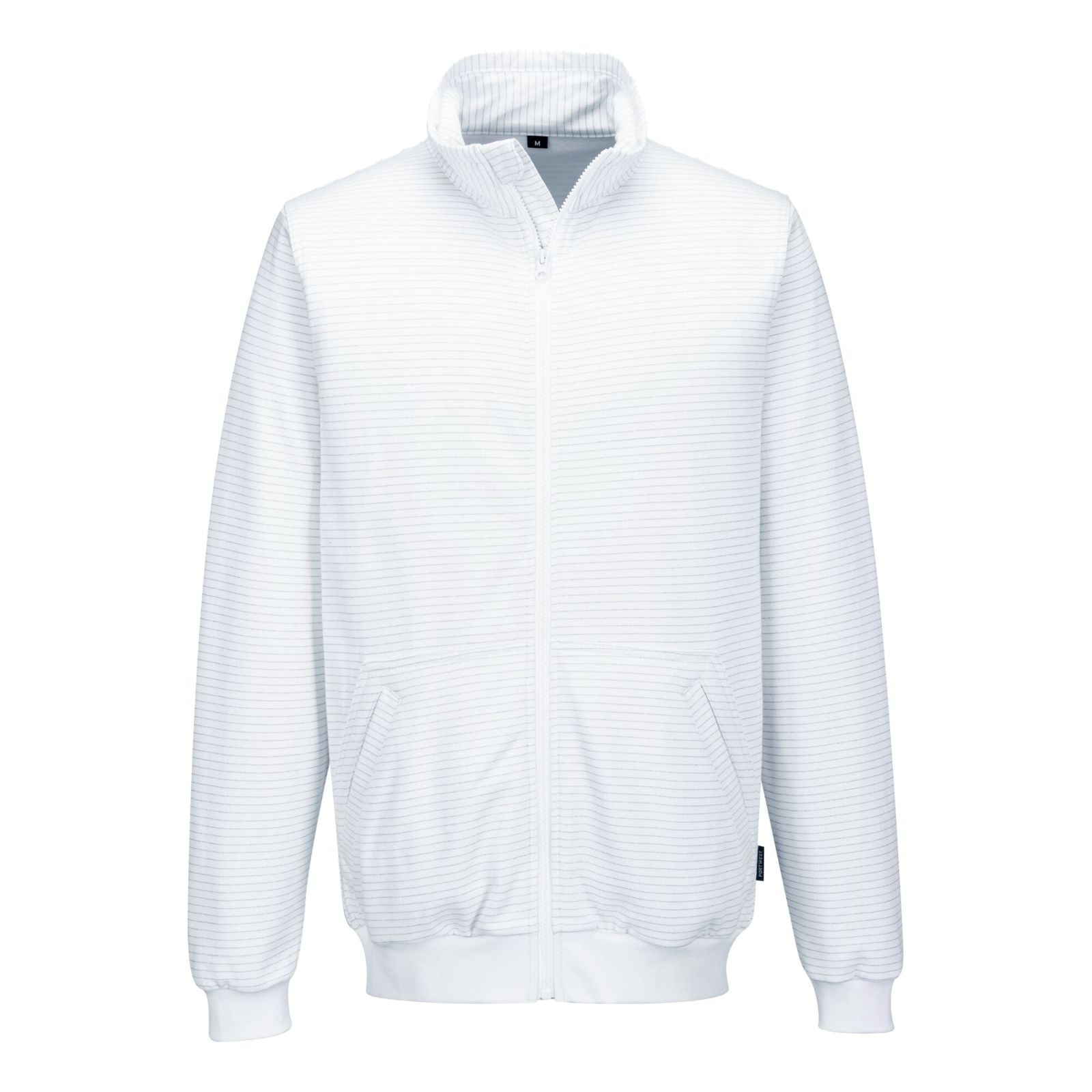 Portwest ESD Werkkleding Sweatshirt AS25 Anti-statisch ESD ritssluiting wit(WH)