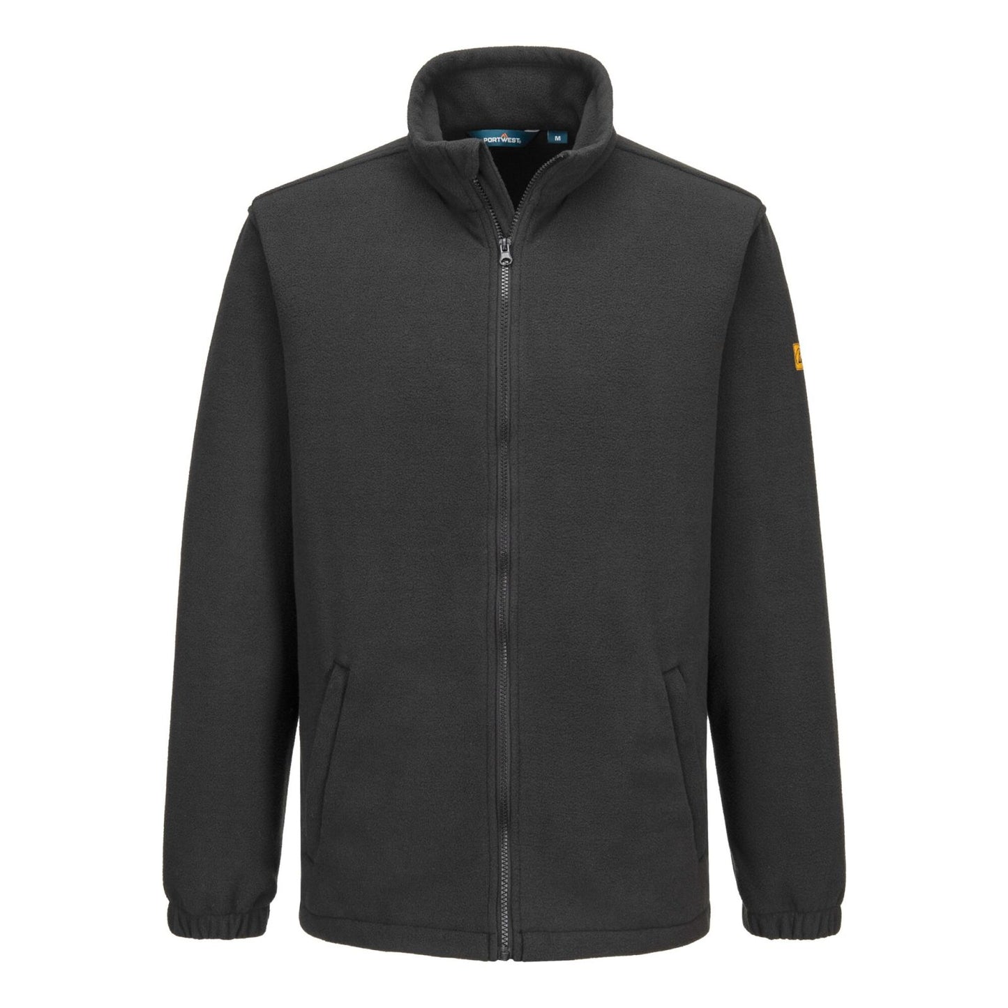 Portwest Werkkleding ESD-beschermende kleding vest AS26 antistatisch ESD fleece zwart(BK)