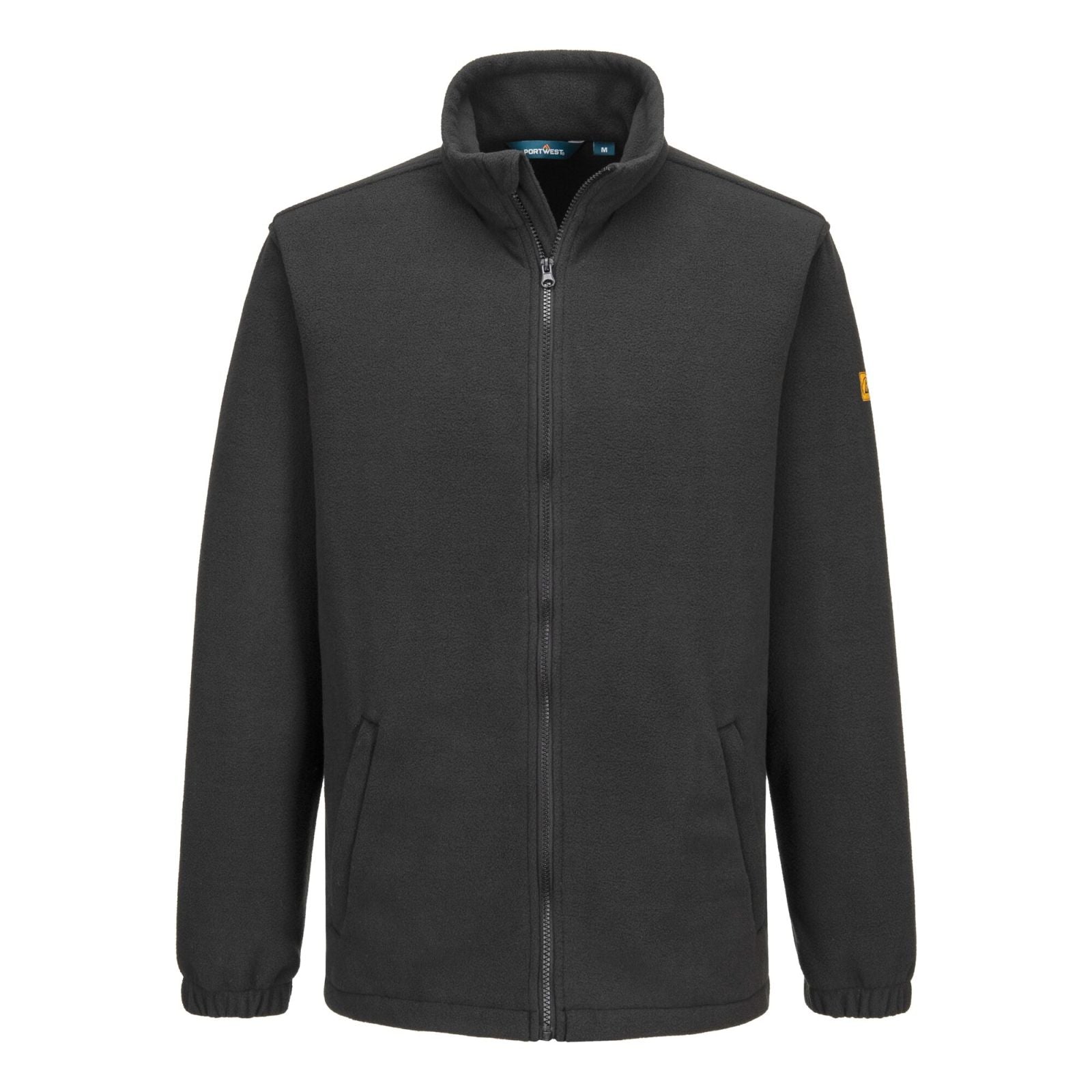 Portwest Werkkleding ESD-beschermende kleding vest AS26 antistatisch ESD fleece zwart(BK)
