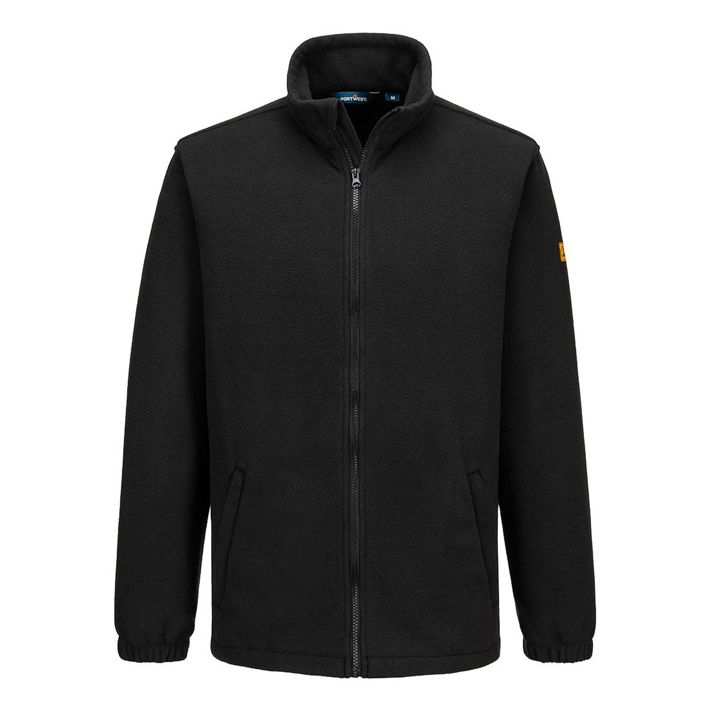 Portwest Werkkleding ESD-beschermende kleding vest AS26 antistatisch ESD fleece zwart(BK)