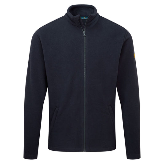 Portwest Werkkleding ESD-beschermende kleding vest AS26 antistatisch ESD fleece donker marineblauw(NV)