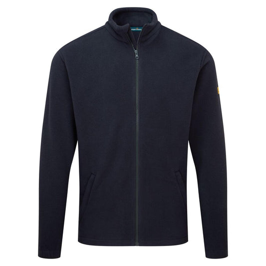 Portwest Werkkleding ESD-beschermende kleding vest AS26 antistatisch ESD fleece donker marineblauw(NV)