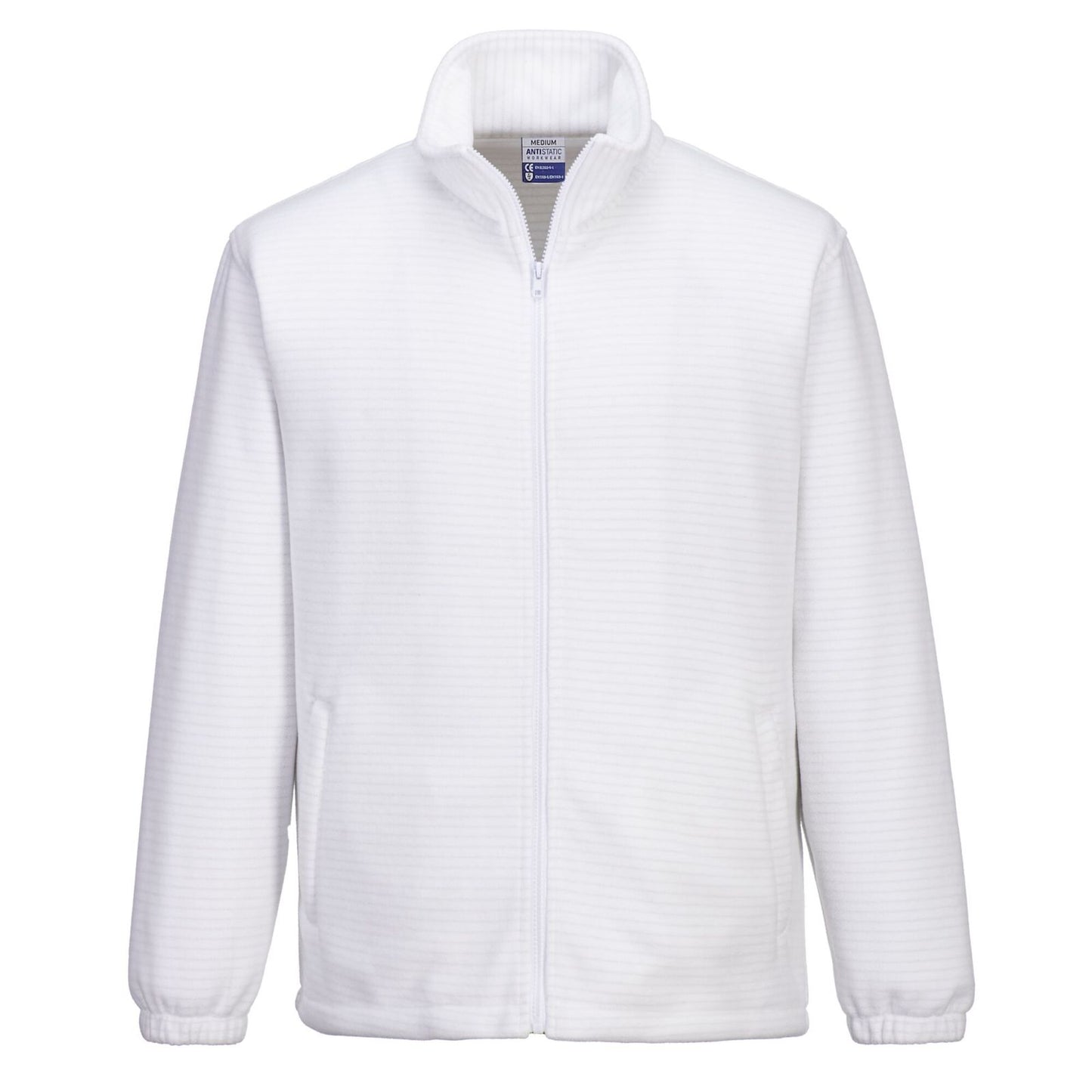 Portwest jas AS26 antistatisch ESD Fleece wit(WH)