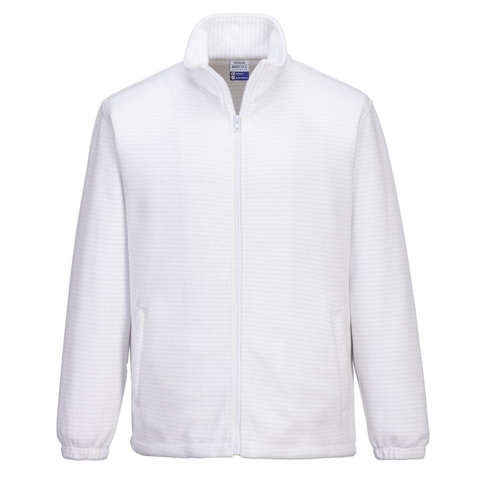 Portwest jas AS26 antistatisch ESD Fleece wit(WH)