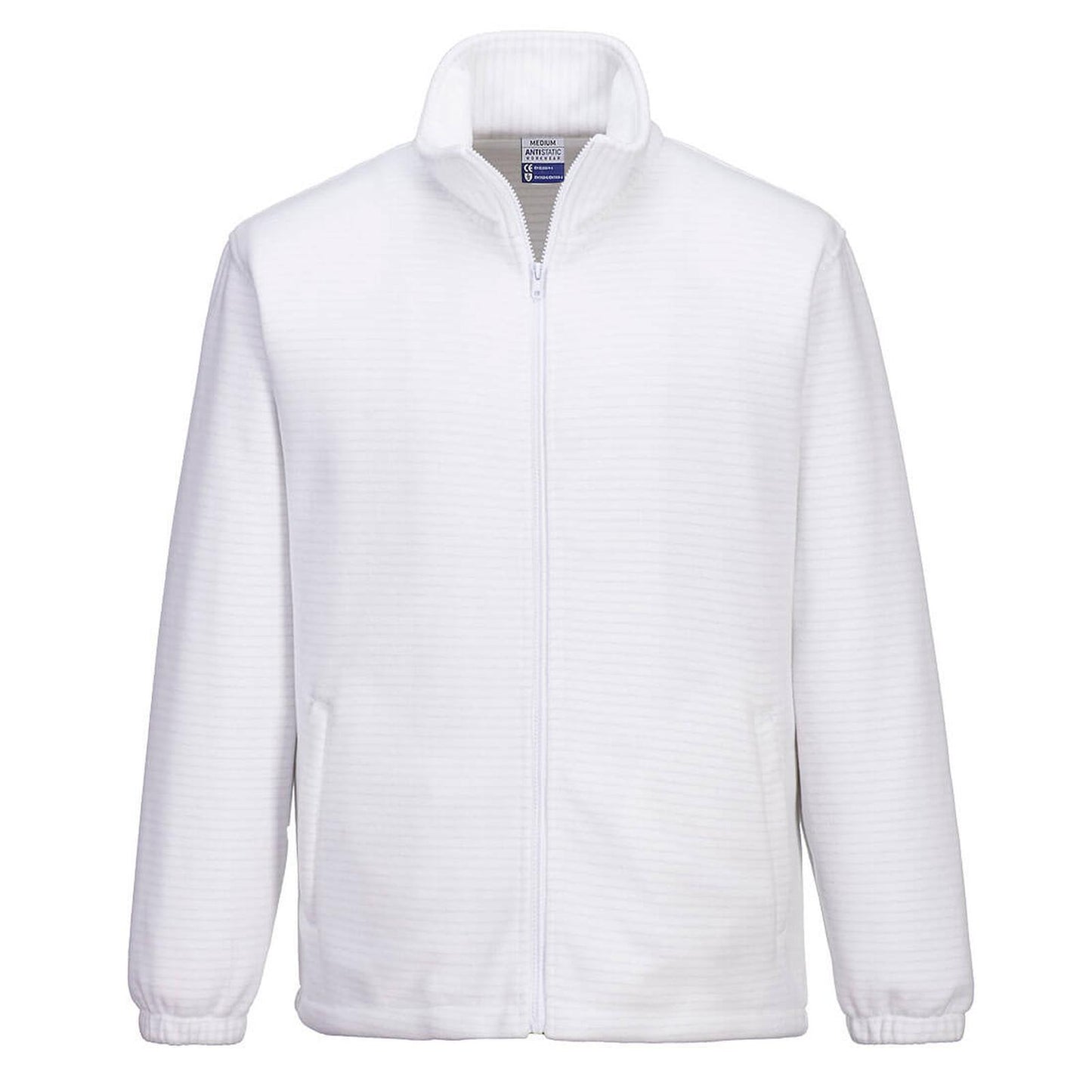 Portwest jas AS26 antistatisch ESD Fleece wit(WH)