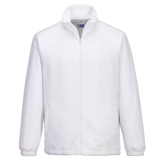 Portwest jas AS26 antistatisch ESD Fleece wit(WH)